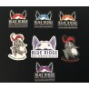 Set of 7 Blue Ridge & Knuckles Knights Stickers